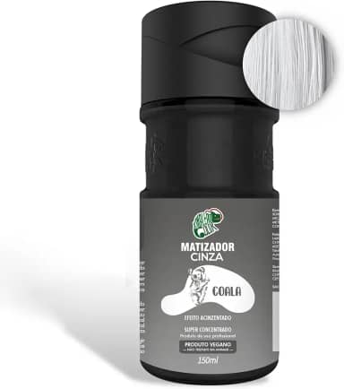 KAMALEÃO COLOR Matizador Cinza Coala - Neutralizador de Tons Levemente Amarelados - Efeito Acinzentado - Para Cabelos Grisalhos - 150ml