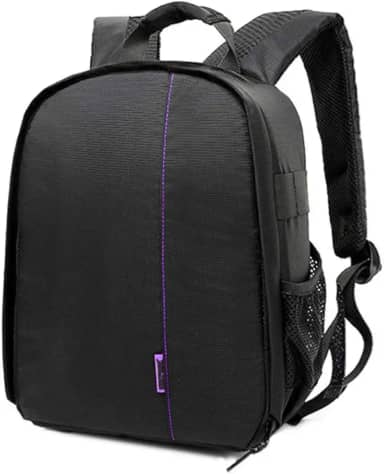 WSLCN Mochila para câmera, impermeável, estojo compacto para câmera DSLR/SLR