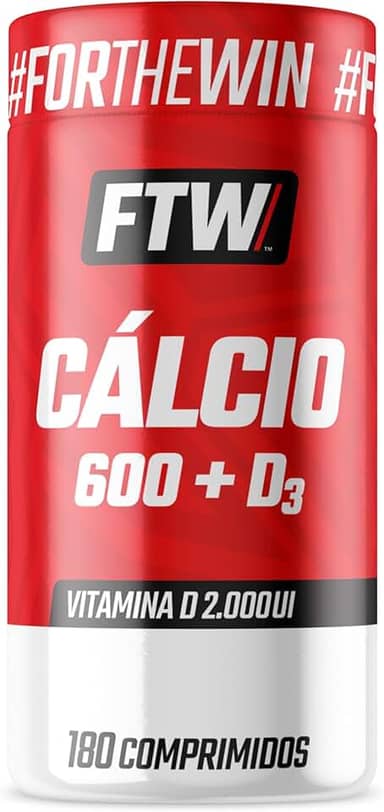 Cálcio 600 + D3 Fitoway - 180 Cáps, Fitoway