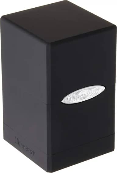 Ultra Pro Satin Tower Deck Box | Black | 1-Pack