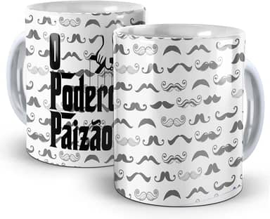Caneca Presente Para O Dia Dos Pais Poderoso Paizão