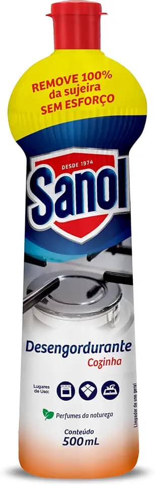 Desengordurante Squeeze, Sanol, 500 ml, Azul