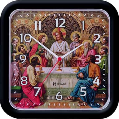 Relógio de Parede Quartz Preto