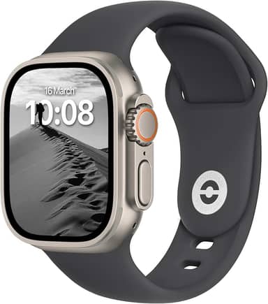 Pulseira esportiva DONEGANI SB compatível com Apple Watch Ultra e Se de 49, 45, 44, 42, 41, 40 e 38 mm, unissex, série 9, 8, 7, 6, 5, 4, 3, 2 e 1, iWatch, silicone