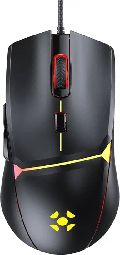 Mouse Gamer CRUSADER RGB 7200DPI Preto Fortrek G