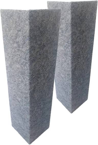 Arranhador para Gatos de canto Sofá Gatto Karino - Kit 2un Carpete (Grafite, 40 cm)