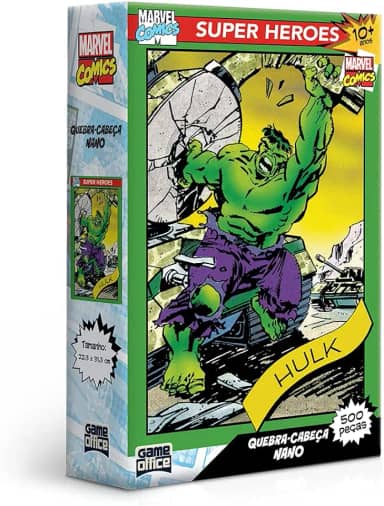 Toyster - Quebra-cabeça: Marvel Comics - Hulk - 500 peças nano - Game Office