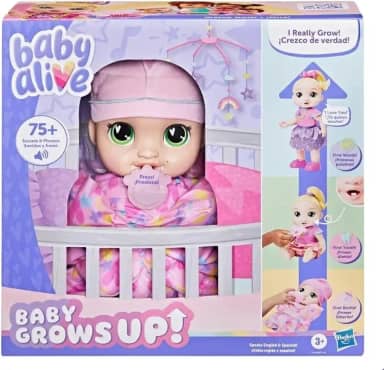 Boneca Interativa Baby Alive Baby Grows Up LaLa – Ela Cresce de Verdade