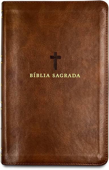 Bíblia Sagrada Acf, Couro-soft, Marrom, Letra Grande, Leitura Perfeita