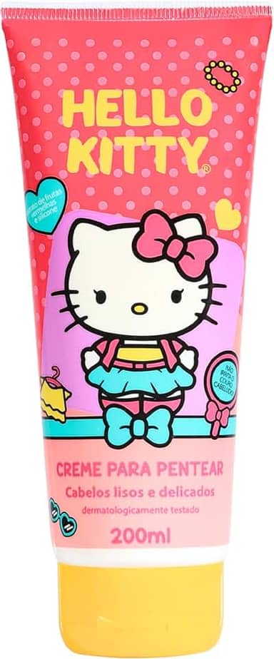 Cia Da Natureza - Cremoso Pent Hello Kitty 200Ml Lisos E Delicados