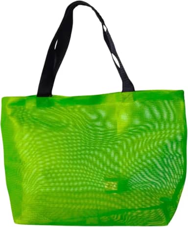 Bolsa Sacola Feminina Tela Praia Piscina Alça Dupla Ombro Reforçada Verão Lisa Colorida Tote Transparente Barata Simples