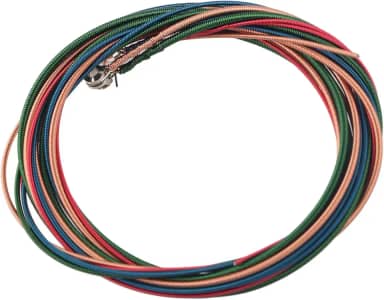 Luqeeg Cordas de Baixo Elétricas Coloridas e Duráveis ​​de 4 Cordas para Iniciantes Em Baixo, Feitas de Aço e Material de Liga de Níquel