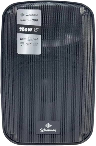 Caixa de Som Amplificada Waldman PTY-700 Ativa de 15" e 2 Vias