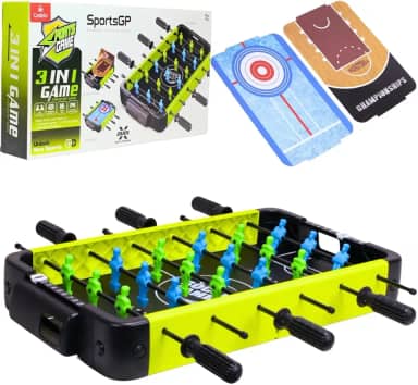 Mesa de Esportes Portátil Pebolim 3 em 1 Grande Infantil - Castela