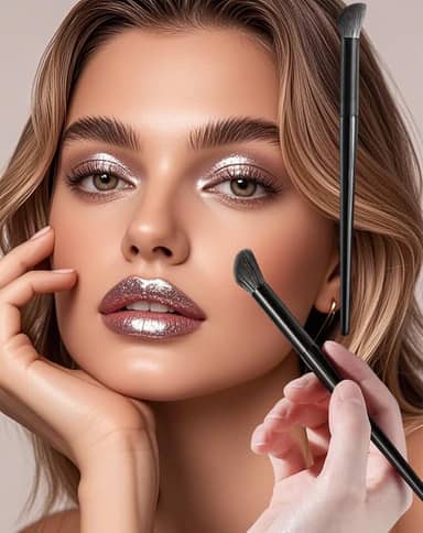 Pincel de sombra de nariz, contorno angular, pincéis de maquiagem, corretivo, sombra, cosméticos, corretivo, umbigo, dedo