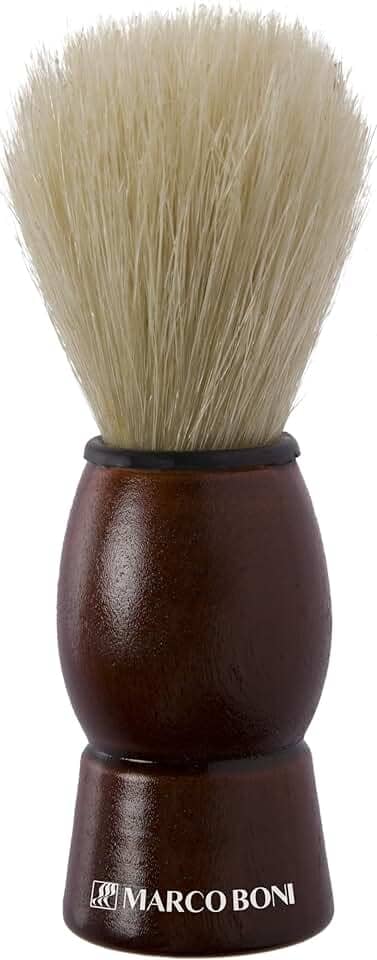 Marco Boni Pincel De Barba Grande Cerdas Mistas Cabo Em Madeira 1385B Mogno 1 Unidade