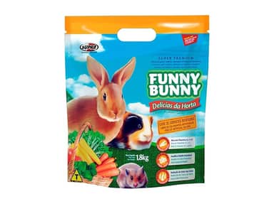 Funny Bunny Delícias da Horta - alimento para coelhos – 1,8kg
