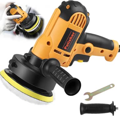 110v Politrizes Lixadeira Rotativa Multifunções Automotiva, Polidor Elétrico 700 W Lixadeira 6 Velocidades, Enceradeira de Carro com Almofadas de Polimento, Polidor de Buffer para Detalhes de Carro