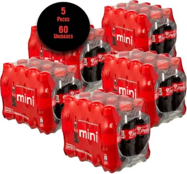 Refrigerante Coca-Cola Mini PET 200ml (60 unidades)