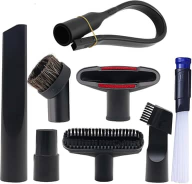 Alrens Kit de pincéis de acessórios para aspirador de pó de 3,15 cm e 4 cm, conjunto de 8