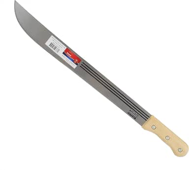 Facão para Mato Granel 18', Corneta, 7872118, Cabo Madeira, Branco/ Pretos