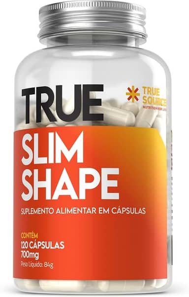 True Slim Shape 120 Cápsulas | Fórmula Concentrada em Cápsulas | Suplemento Premium | Praticidade e Qualidade no Dia a Dia