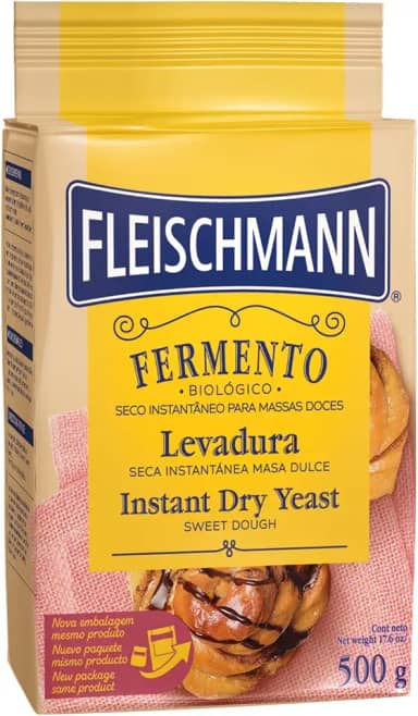 Fermento Biológico Seco Instantâneo Massas Doces 500g