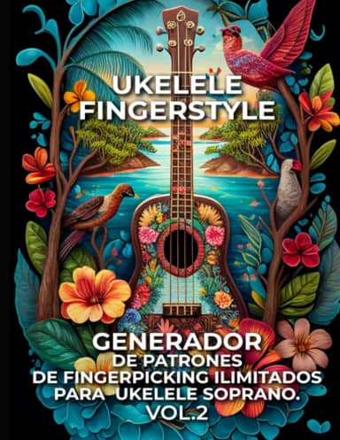 Ukelele Fingerstyle. Generador De Patrones De Fingerpicking Ilimitados Para Ukelele Soprano. VOL.2: La Forma Más Rápida De Descubrir Patrones ... y Notas. (Spanish Edition)