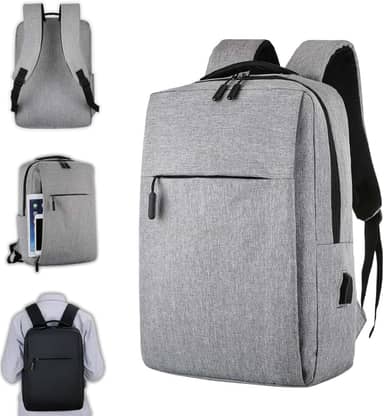 Mochila Executiva Notebook Slim Faculdade Trabalho Viagem Passeio Reforçada com Porta USB 15,6'' | Marca Izal®