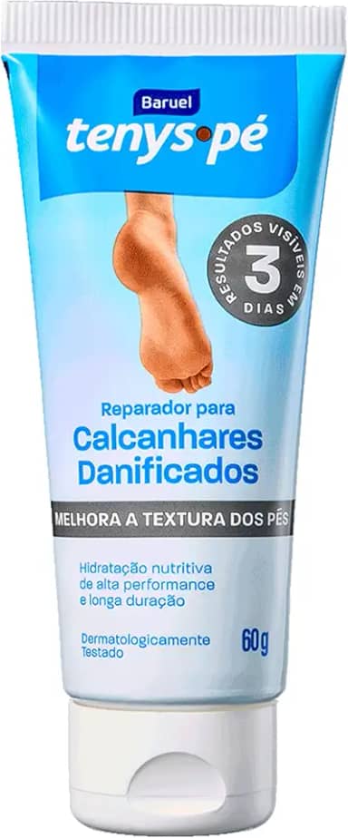 Creme Reparador para Calcanhares Danificados 60g – Tenys Pé Baruel