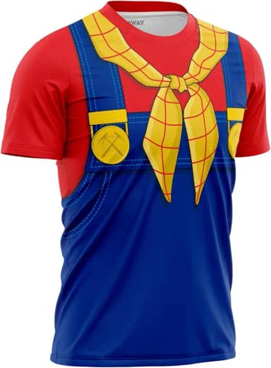 Camisa Camiseta Desenho, Filme, Heróis 3D Proteção UV Traje, Fantasia, Desenho, Cosplay