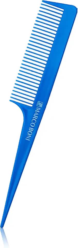 Pente Profissional Liso, Dentes Médios, Cabo separador de mechas, 1429, Marco Boni, Cores Sortidas, 1 Unidade