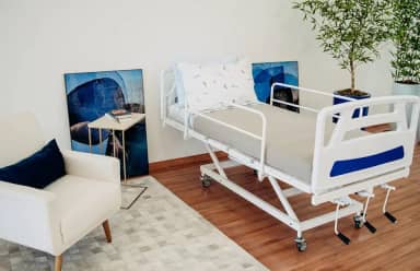Cama Hospitalar Bleeze 3 movimentos manual Renovar com Colchão D33