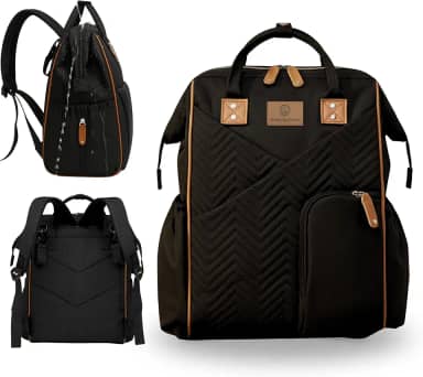 Mochila Maternidade Impermeável Ergonômica Multifuncional para Gestantes Mamãe e Bebê Menino Menina Versão Luxo Marca: Maternity Dream