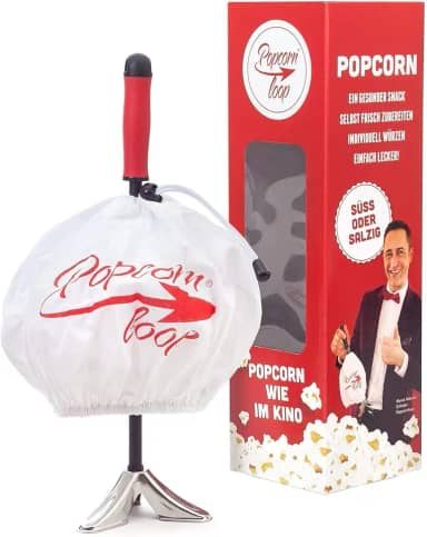 Popcornloop | Máquina de pipoca tradicional para fogão | Pipoca Gourmet Saudável