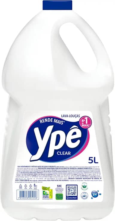 Ypê Detergente Clear 5L