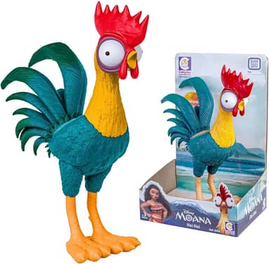 Brinquedo Boneco Galo Hei Hei da Princesa Moana 30cm em Plástico Vinil Cotiplas - 2597