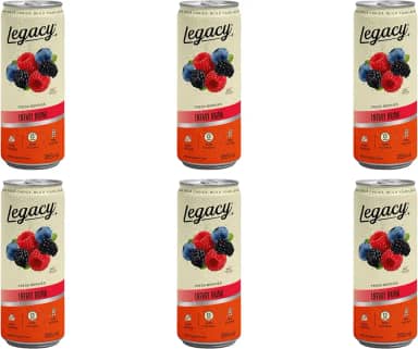 Energético Zero Caloria Fresh Berries 355ml - Legacy 6 UNID