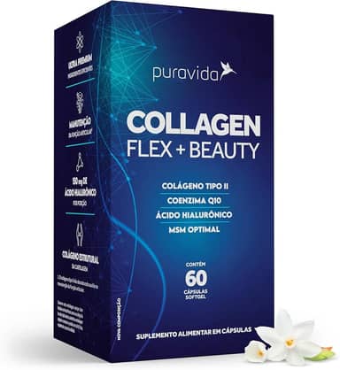 Puravida Suplemento alimentar Collagen Flex Beauty 60 cápsulas