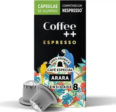 Coffee Mais │Café Super Especial ARARA em Cápsulas│Compatíveis com a máquina Nespresso|100% Arábica │ Torra Média │Caixa 10 unidades