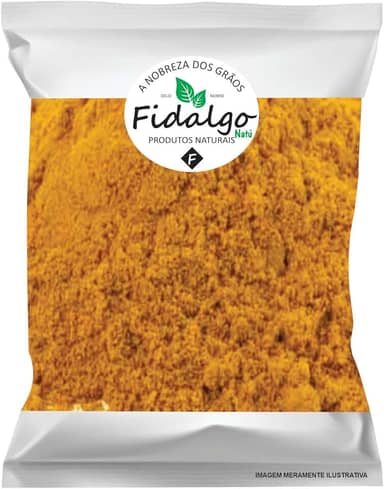 Cúrcuma Açafrão 1Kg Fidalgo Natú Qualidade tem Nome