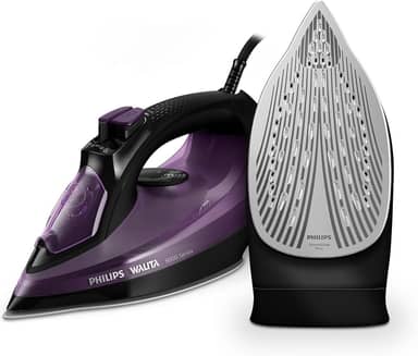 Philips Walita Roxo Ferro a Vapor Série 5000 - Vapor contínuo até 45 g/min - SteamGlide Plus - Jacto de vapor até 180 g - 2000W (DST5030/80), 220v