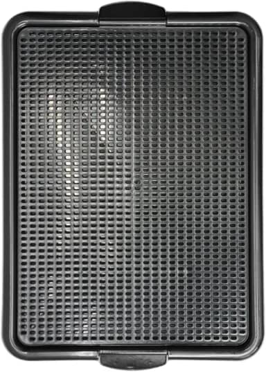 Sanitário Pet Para Cachorro Com Bandeja de Xixi Higiênico (Preto, Médio)