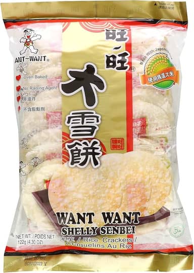 Biscoito de Arroz Shelly Doce Senbei 122g