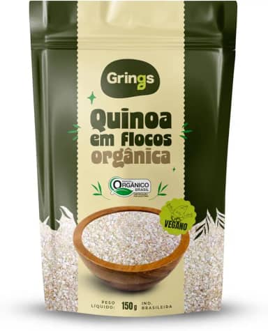 Quinoa Flocos Orgânica 150g - Grings