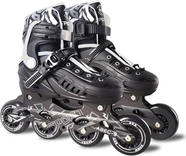 Patins Adulto Inline ABEC-9 - Freestyle Urban para Performance Profissional, Rodas de PU 84mm com Dureza 85A