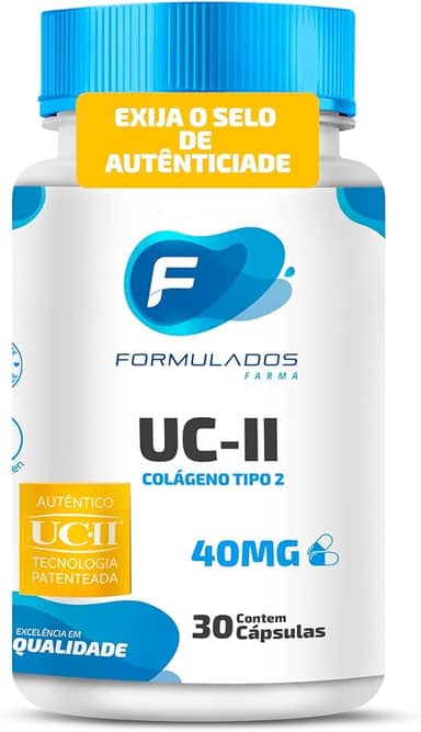 UC-2 - Colágeno Tipo 2 (Com Selo de Autenticidade) 40mg 30 Cápsulas
