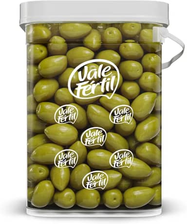 Azeitona Verde em Conserva Arauco Vale Fértil Premium Balde 2kg