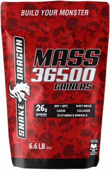 Hipercalorico Refil 3Kg Mass 36500 Gainers Whey Isolado Concentrado (3Kg, Sorvete de Baunilha)