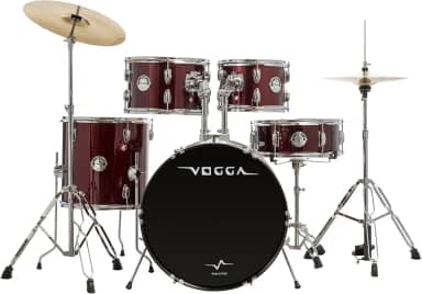 BATERIA ACÚSTICA VOGGA JAM BUMBO 20" VPD420 WRD (WINE RED)